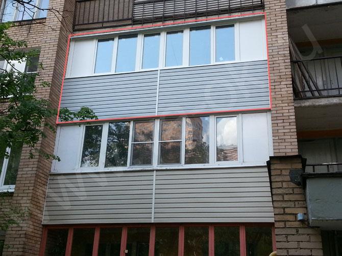 Остекление балкона - наши работы